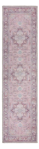 Világospiros mosható futószőnyeg újrahasznosított szálkeverékből 60x230 cm Windsor – Flair Rugs