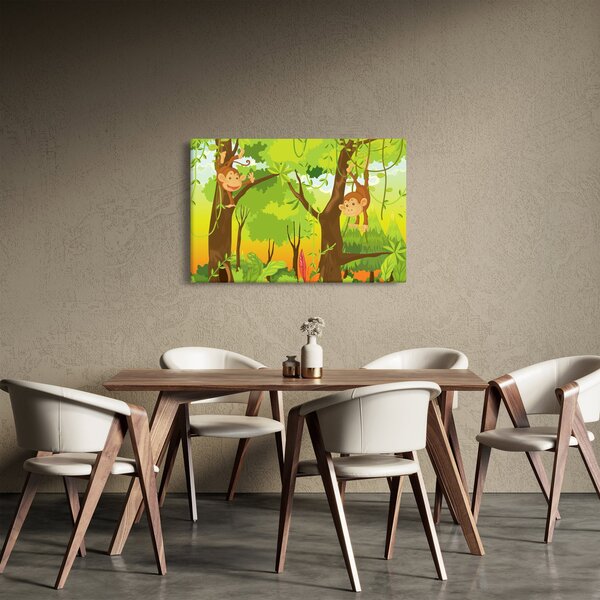 Kép - majmok (90x60 cm)