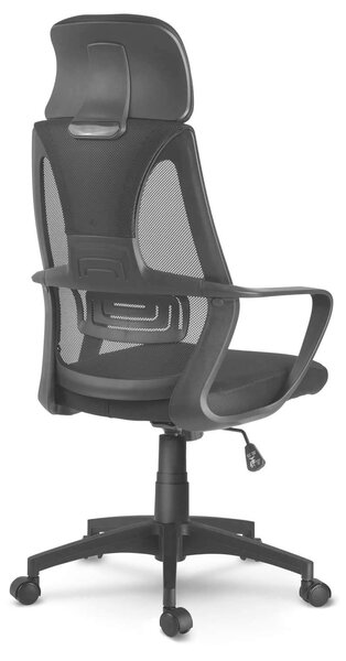 Sofotel Praga micro-hálós ergonomikus Irodai szék - Fekete