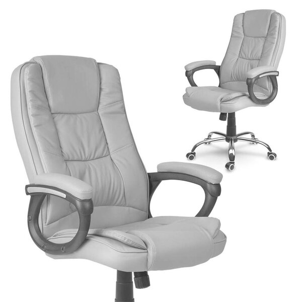 Sofotel ergonomikus dönthető ökobőr Irodai szék - Szürke