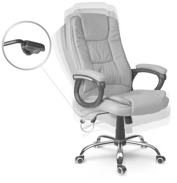 Sofotel ergonomikus dönthető ökobőr Irodai szék - Szürke