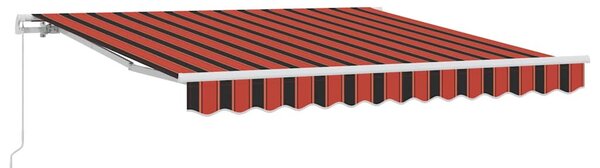 Behúzható napellenző Narancs és Barna 350 x 250 cm