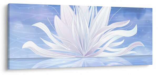 Kép - lótuszvirág (120x50 cm)