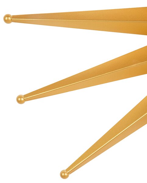 Falitükör PERELLI 60 cm 60 cm Fém Arany