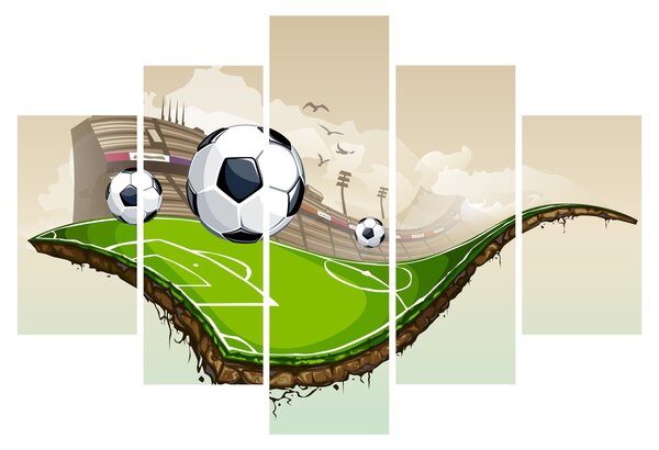 Kép - futballpálya (150x105 cm)