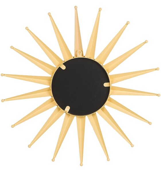 Falitükör PERELLI 60 cm 60 cm Fém Arany