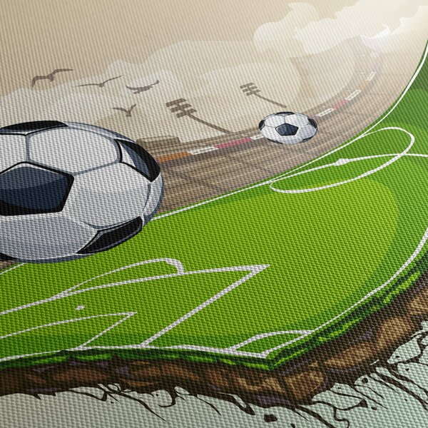 Kép - futballpálya (120x50 cm)