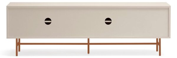 Téglavörös-bézs TV-állvány 180x56 cm Nube – Teulat