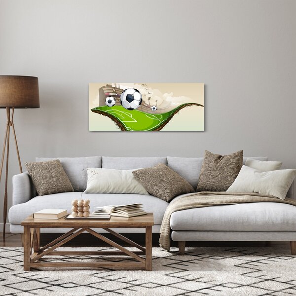 Kép - futballpálya (120x50 cm)