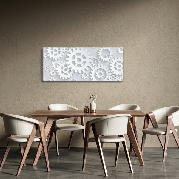 Kép - fogaskerekek (120x50 cm)