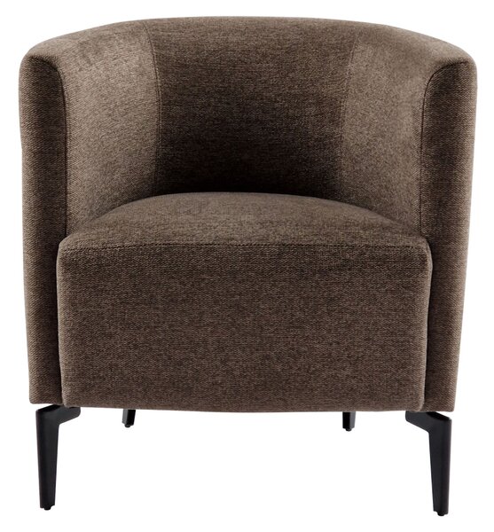 Design fotel, barna/fekete, KAPY