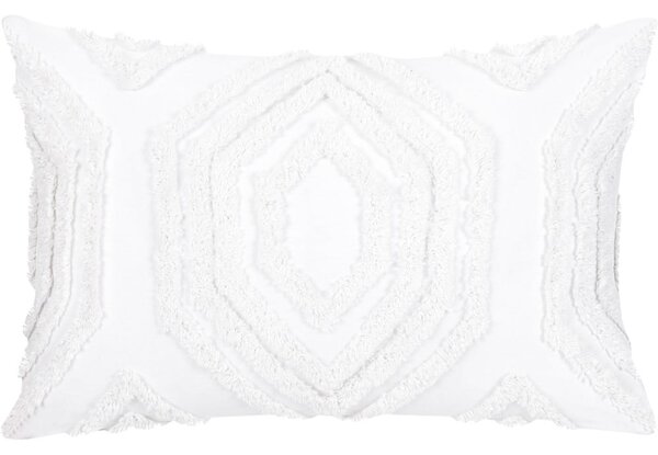 Faye fehér pamut dekoratív párnahuzat, 40 x 60 cm - Westwing Collection