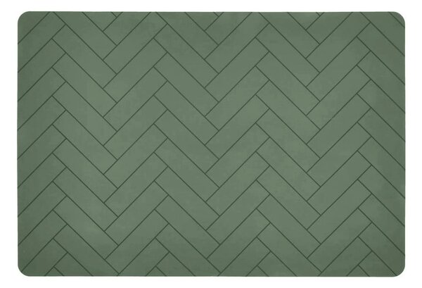 Tiles zöld szilikon tányéralátét, 33 x 48 cm - Södahl