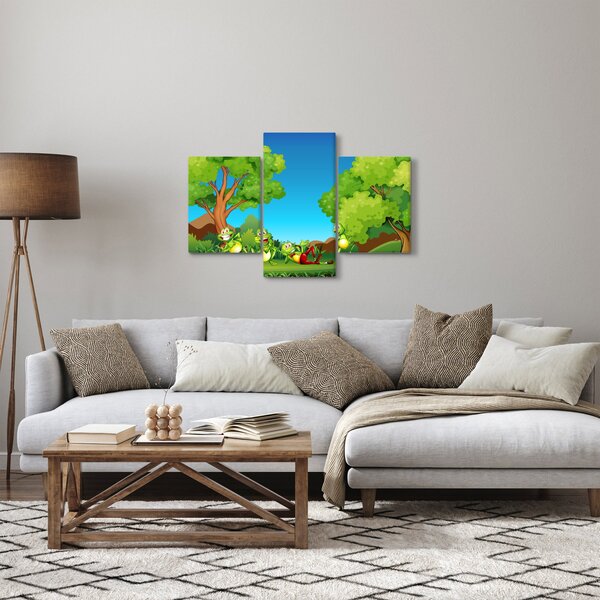 Kép - Boldog békák (90x60 cm)