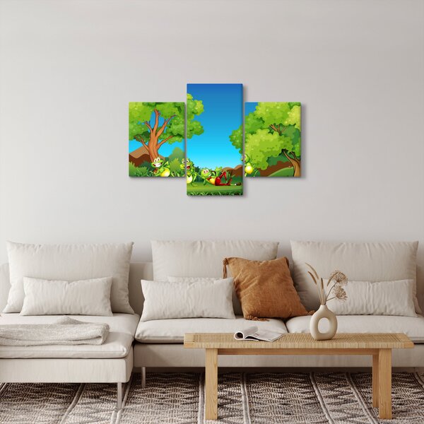 Kép - Boldog békák (90x60 cm)