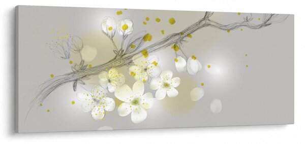 Virágzó gally képe (120x50 cm)