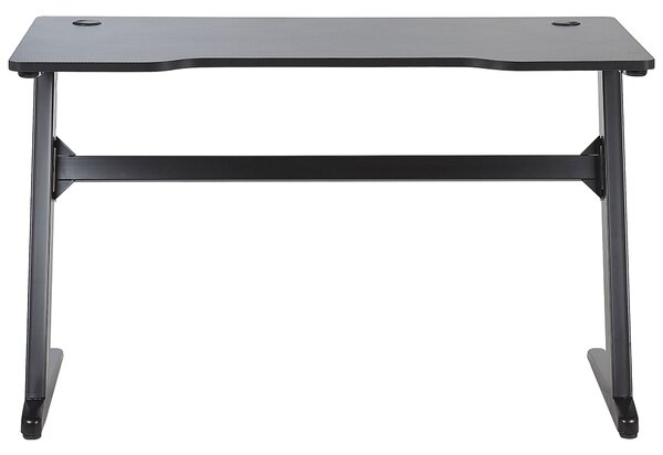 Gamer asztal DARFUR Fekete 120 cm 60 cm RGB LED