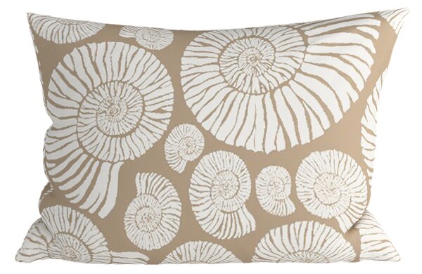 2 db díszpárnahuzat mikroszálból SNAIL SHELL 50x70 cm, barna