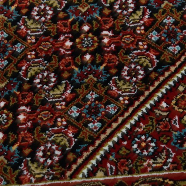 Luxus szőnyeg bordó BIDJAR 160x230 minőségi nappali szőnyeg akrilból