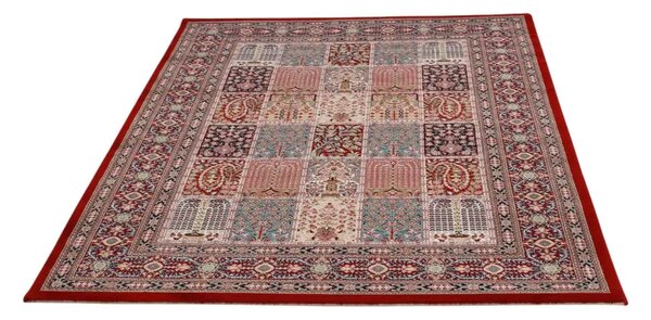 Luxus szőnyeg bordó KHESHTI 200x300 luxus nappali szőnyeg akrilból