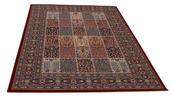 Luxus szőnyeg bordó KHESHTI 200x300 luxus nappali szőnyeg akrilból