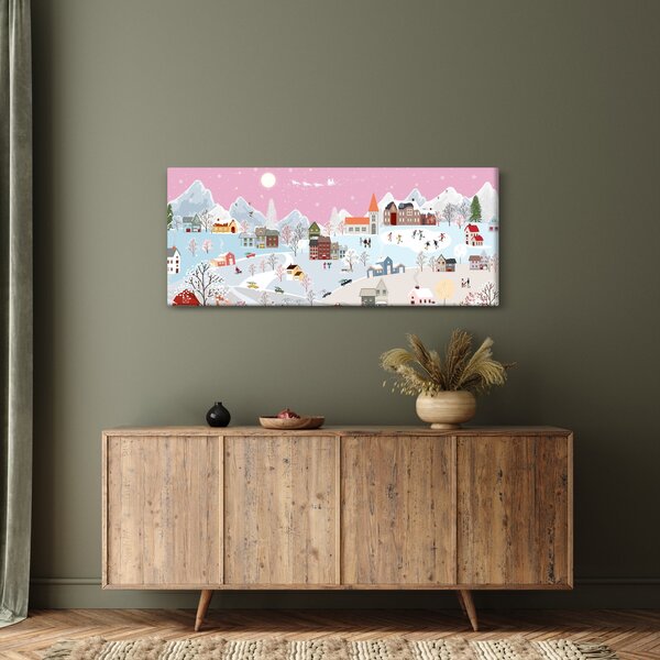 Kép - varázslatos tél (120x50 cm)
