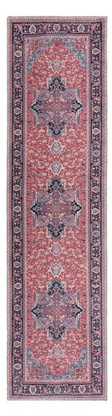 Borvörös mosható futószőnyeg újrahasznosított szálkeverékből 60x230 cm Windsor – Flair Rugs