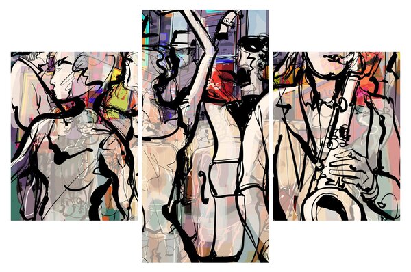 Kép - Jazz éjszaka (90x60 cm)
