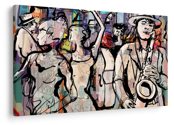 Kép - Jazz éjszaka (90x60 cm)