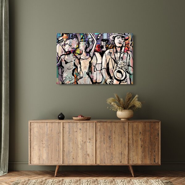 Kép - Jazz éjszaka (90x60 cm)