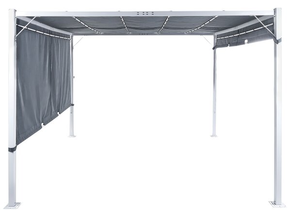 Pavilon LED PARGA Fém 310 cm 310 cm Szürke