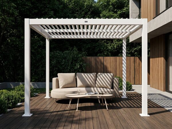 Pavilon FORNOLI Fém 296 cm 296 cm Fehér