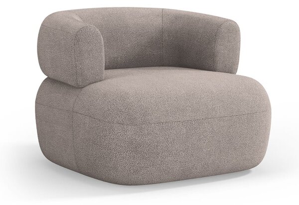 Bézs buklé fotel Jenny – Micadoni Home