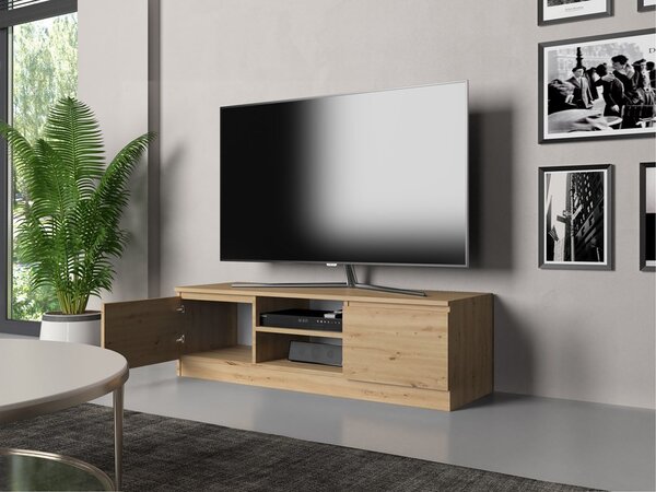 TV szekrény Musecalo 120 (artisan tölgy). Akció -16%