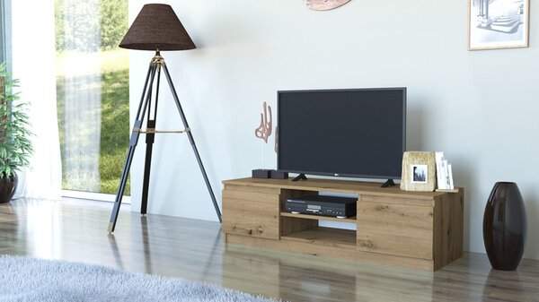 TV szekrény Musecalo 120 (artisan tölgy). Akció -16%