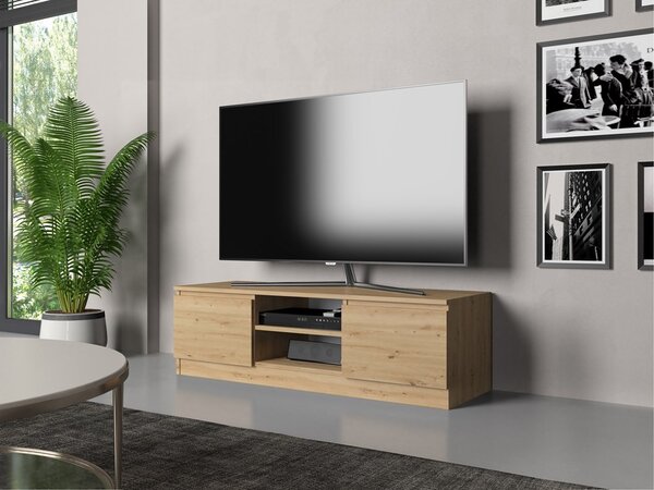 TV szekrény Musecalo 120 (artisan tölgy). Akció -16%
