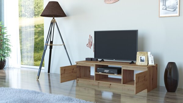 TV szekrény Musecalo 120 (artisan tölgy). Akció -16%