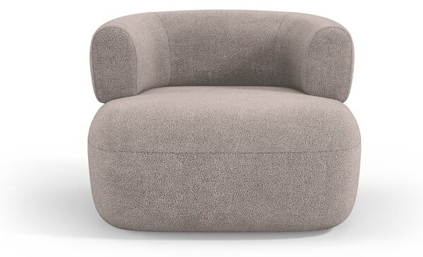 Bézs buklé fotel Jenny – Micadoni Home