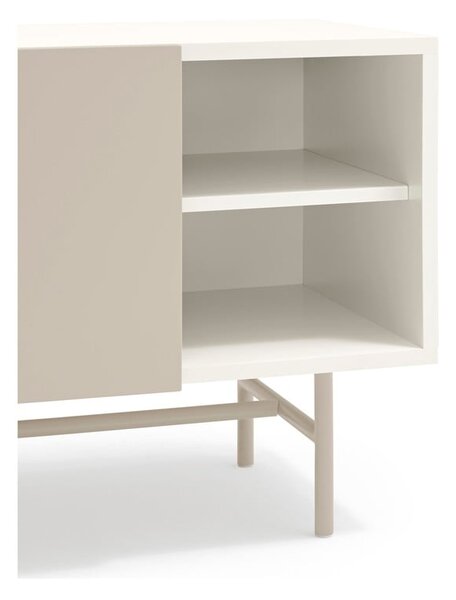 Bézs-krémszínű TV-állvány 180x56 cm Nube – Teulat