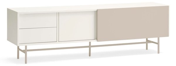 Bézs-krémszínű TV-állvány 180x56 cm Nube – Teulat