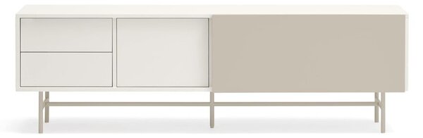 Bézs-krémszínű TV-állvány 180x56 cm Nube – Teulat