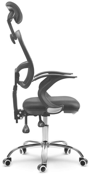 Sofotel Ryga micro-hálós ergonomikus Irodai szék - Fekete