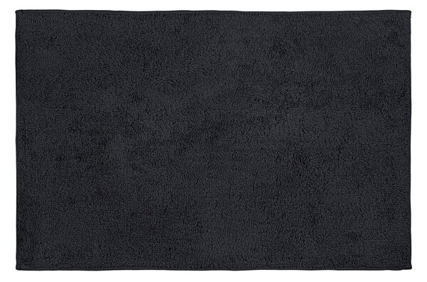 Ono fekete pamut fürdőszobai kilépő, 50 x 80 cm - Wenko