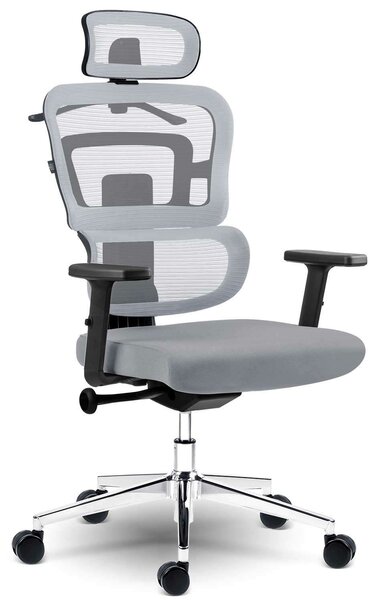 Sofotel Nicea micro-hálós ergonomikus Irodai szék - Szürke