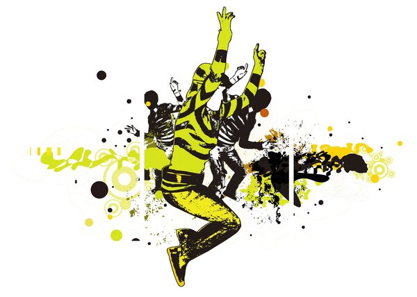 Kép - Street dance (90x60 cm)