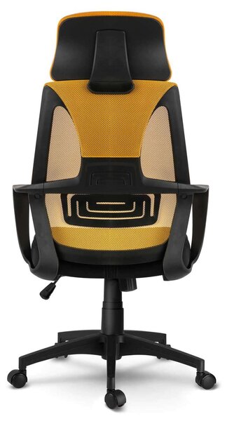 Sofotel Praga micro-hálós ergonomikus Irodai szék - Sárga, Fekete