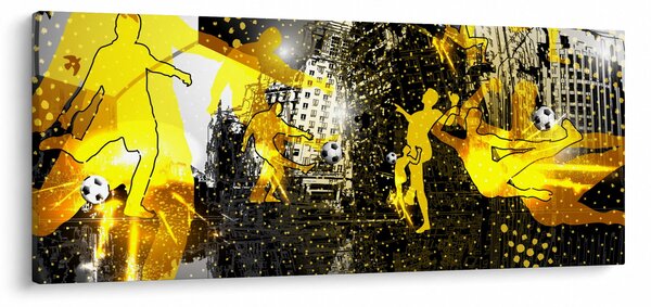 Kép - Foci a nagyvárosban (120x50 cm)