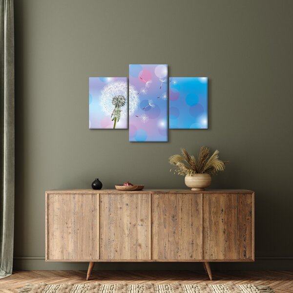 Kép - Pitypang a szélben (90x60 cm)