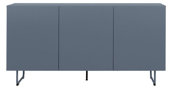 Kék-szürke alacsony komód 164x83 cm Parma – Tenzo