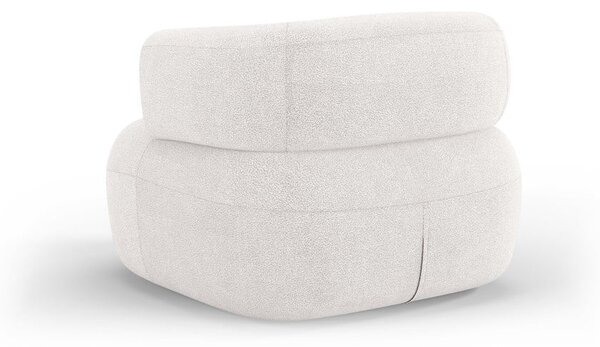 Fehér buklé fotel Jenny – Micadoni Home